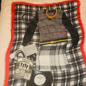 Chicago Zine Fest Punk Rock Karaoke Large Scarf